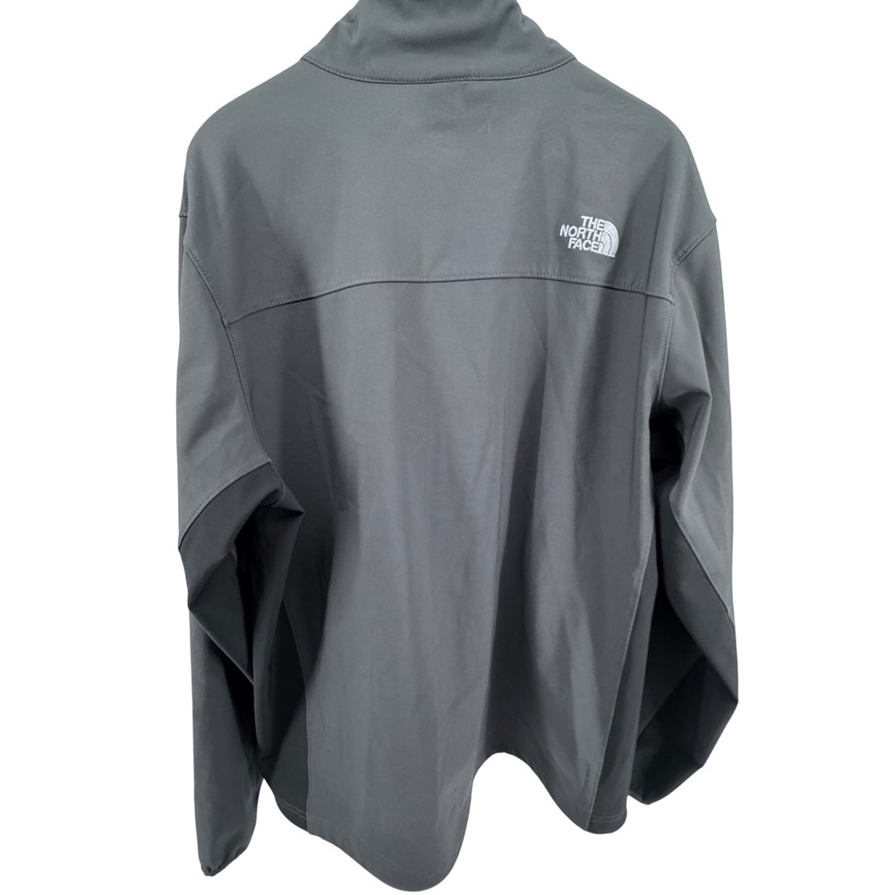 The North Face Gray Softshell Jacket Full Zip Mens Size XL Ozmatic Engineering - Picture 4 of 13